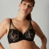 Simone Perele Soutien-gorge Décolleté Plongeant Armatures - Noir Simone Pérèle Dahlia DAHLIA