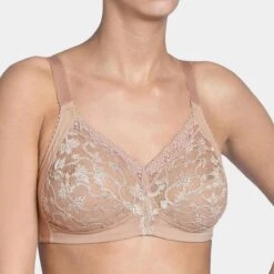 Soutien-gorge Emboîtant Sans Armatures Triumph DELICATE DOREEN Beige Delicate Doreen