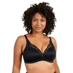 Soutien-gorge Emboitant Sans Armatures - Noir Sans Complexe Angele