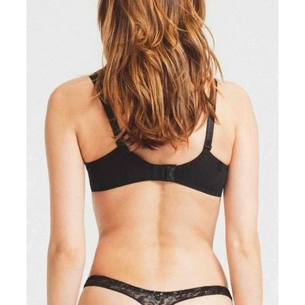 Soutien-gorge Foulard Armatures Semi-transparent - Noir Louisa Bracq Electric Waves – Image 3