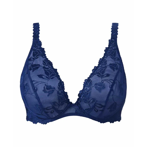 Soutien-gorge Plongeant Armatures Aubade SOFTESSENCE Bleu SOFTESSENCE – Image 2