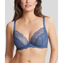 Panache Soutien-gorge Plongeant Armatures - Bleu Pche Ana