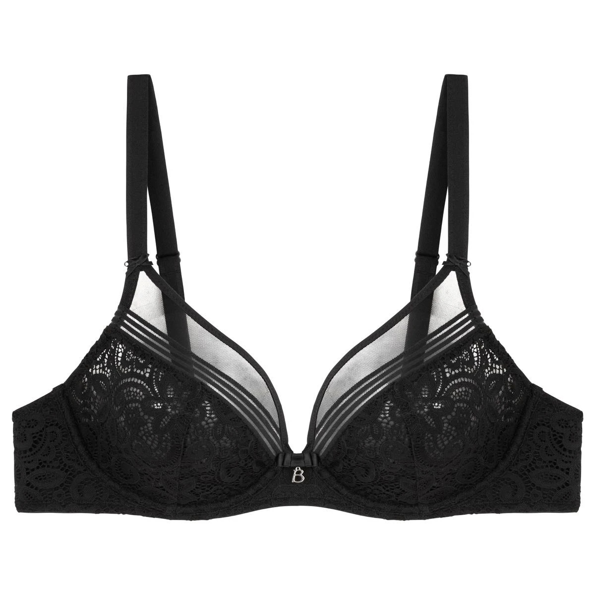 Soutien-gorge Plongeant Armatures Bestform LINDOS Noir LINDOS – Image 2