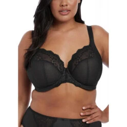 Soutien-gorge Plongeant Armatures Elomi Noir Charley CHARLEY