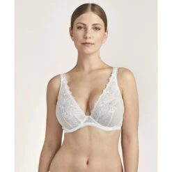 Soutien-gorge Plongeant Confort Armatures Aubade POUR TOUJOURS - Blanc POUR TOUJOURS
