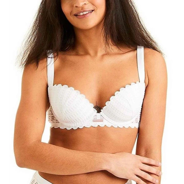 Soutien-gorge Push-up Armatures Camille Cerf Et Pomm'poire Speculoos Blanc SPECULOOS – Image 2