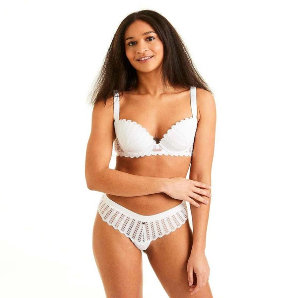Soutien-gorge Push-up Armatures Camille Cerf Et Pomm'poire Speculoos Blanc SPECULOOS – Image 4
