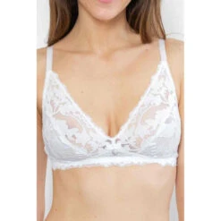 Soutien-gorge Triangle Sans Armatures - Blanc Gerard Pasquier LILIA LILIA