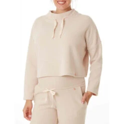 Sweat Court Maternité Blanc Cache Coeur Lingerie Sweethome SWEETHOME