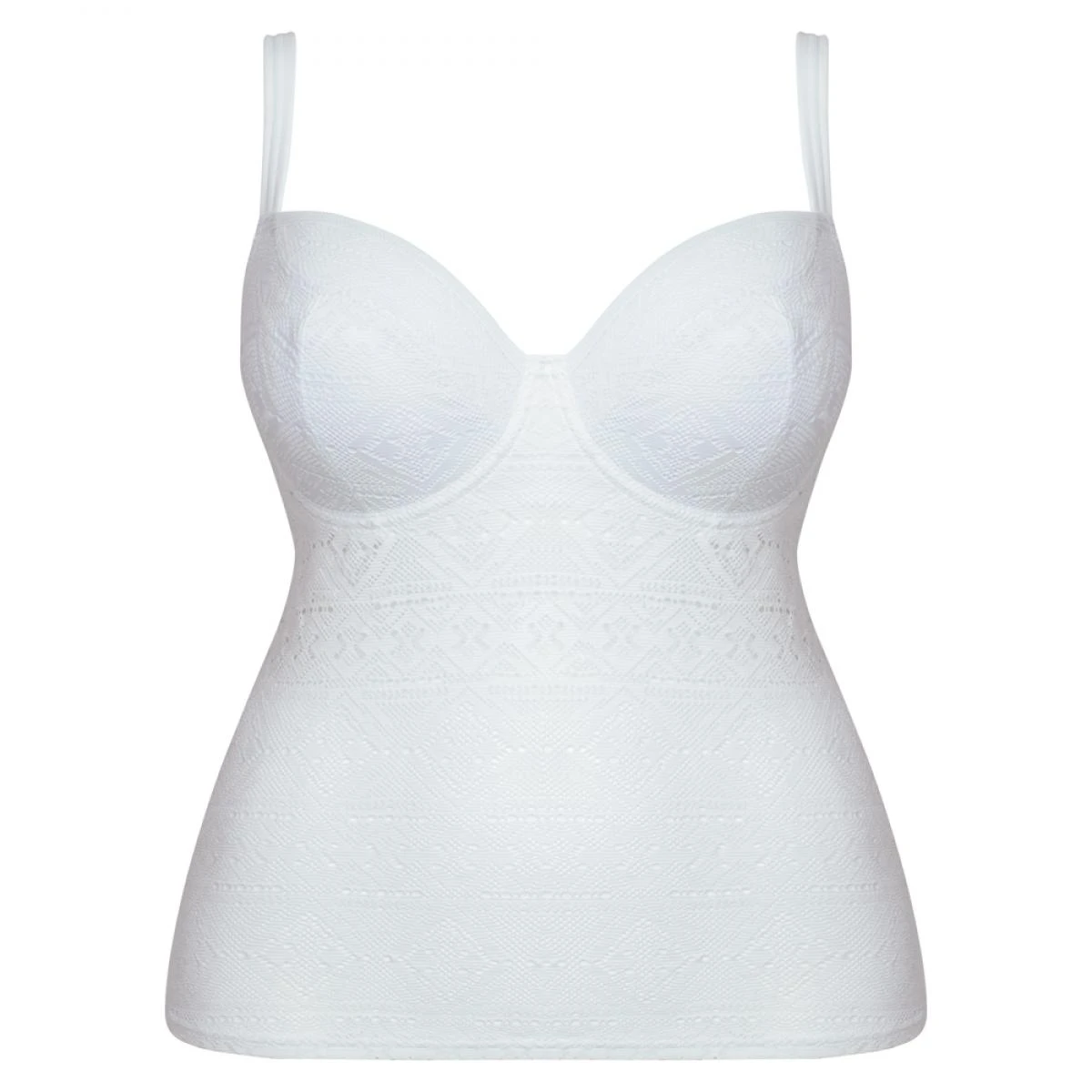 Tankini Balconnet Armatures Curvy Kate Maillot RUSH White Rush – Image 2